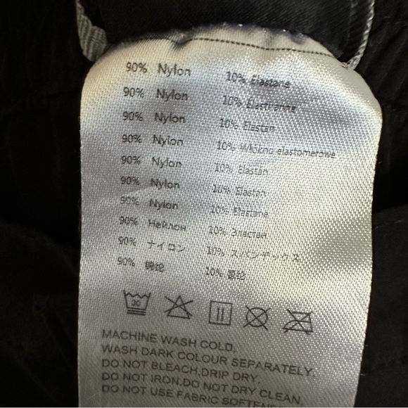 Little Donkey Andy Size XXL Black Nylon Zip Off Convertible‎ Cargo Pants Active - Picture 5 of 6